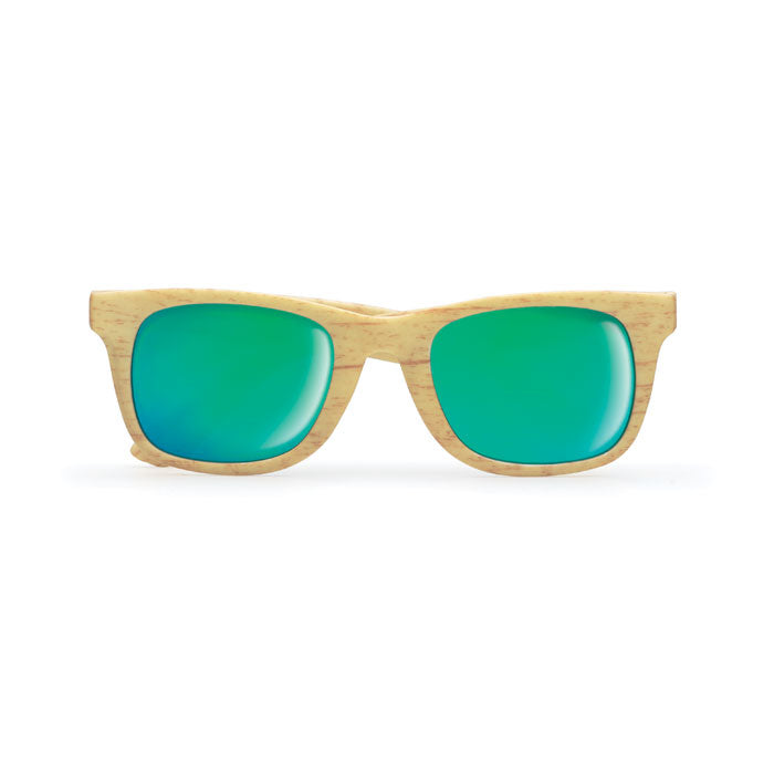 Branded Wooden look sunglasses