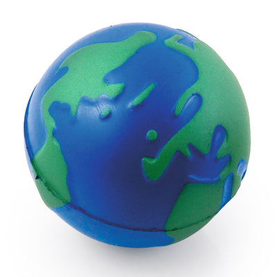 Branded Globe Shape Stress Ball