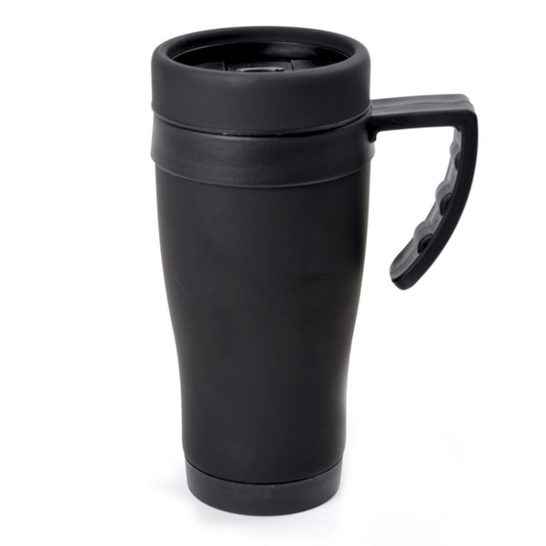 Branded Oregon Matt Black Travel Mug