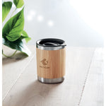 Branded Tumbler in bamboo cover 250ml