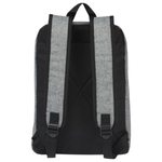 Branded Reclaim 15" GRS recycled two-tone laptop backpack 14L