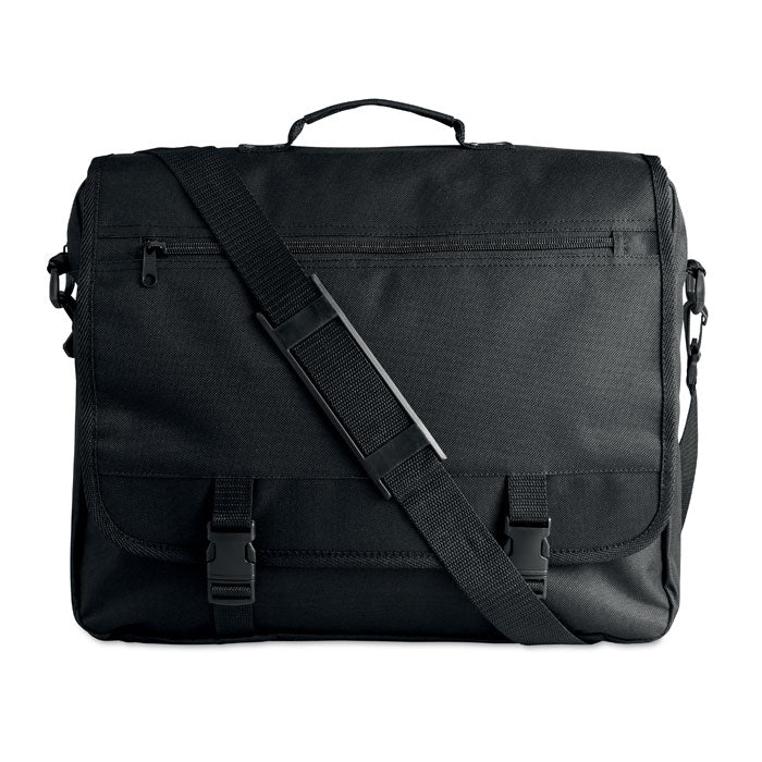 Branded 600D polyester document bag with Pockets