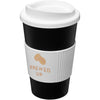 Branded Americano® 350 ml insulated tumbler with grip