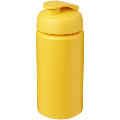 Branded Baseline® Plus grip 500 ml flip lid sport bottle