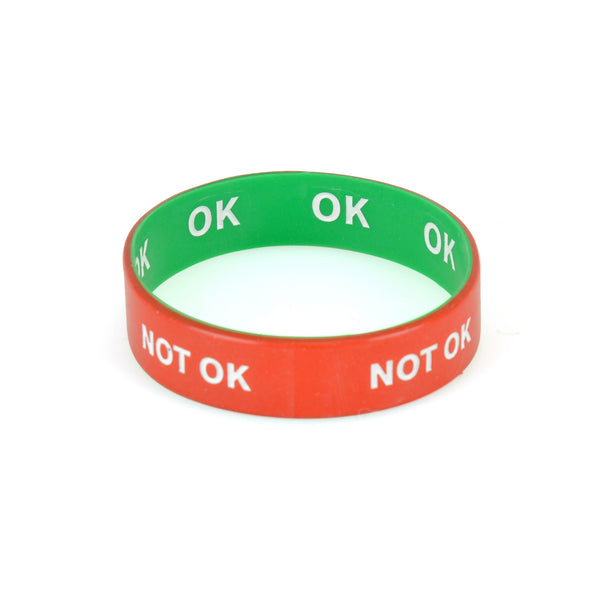 Branded Double Sided Silicon Wrist Band