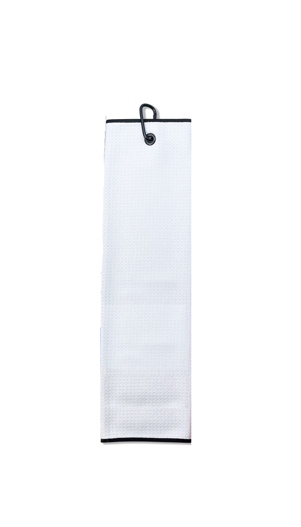 Dormi Tri Fold Microfibre Printed Golf Towel