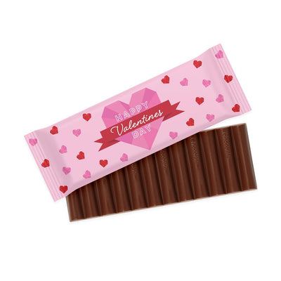 Valentines - 12 Baton Bar - Milk Chocolate - 41% Cocoa