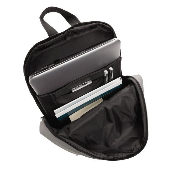 Branded Smooth PU 15.6"laptop backpack