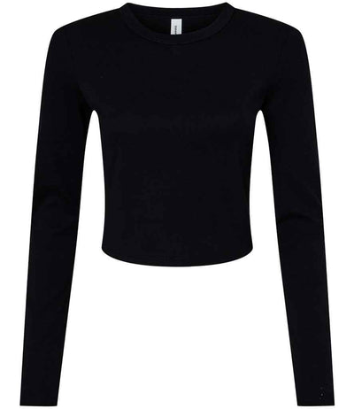 Branded Bella Micro Rib Long Sleeve Baby T-Shirt