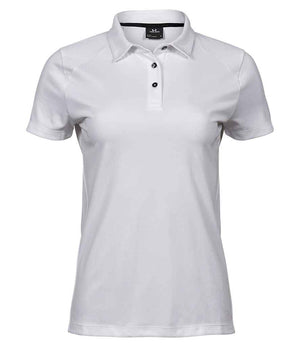 Tee Jays Ladies Luxury Sport Polo Shirt White