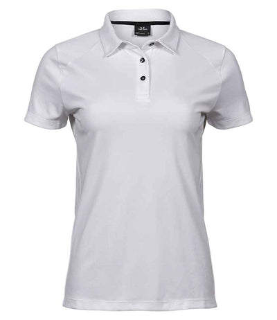 Tee Jays Ladies Luxury Sport Polo Shirt White