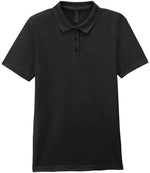 Branded Gildan Ladies SoftStyle® Double Piqué Polo Shirt