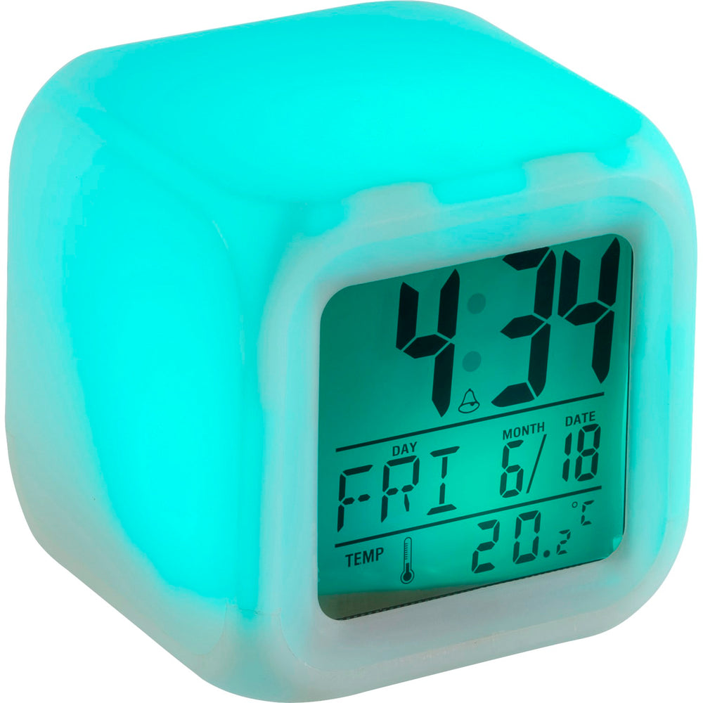 Branded Finkelgate Cube alarm clock