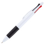 Quad 4 Colour Pen with white barrel and black grip