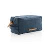 Canvas toiletry bag PVC free