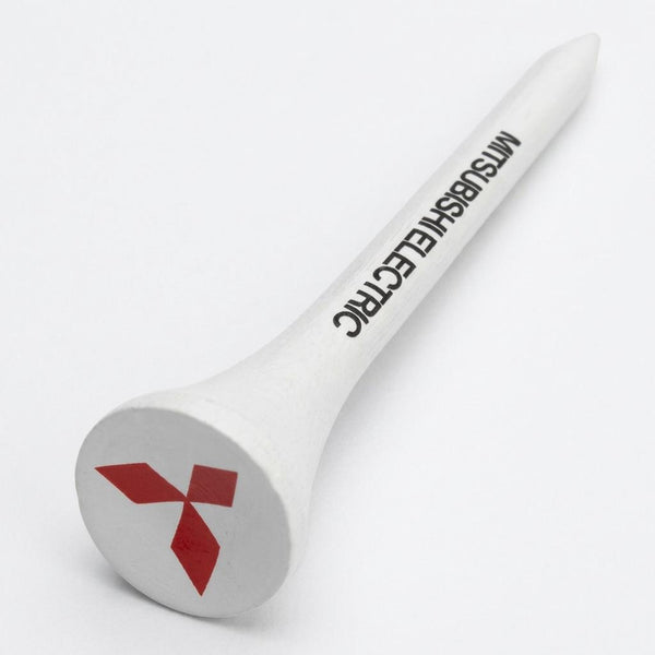 70mm Bamboo Golf Tees - Straight Line & Cup Print