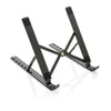 Branded Terra RCS recycled aluminium universal laptop/tablet stand