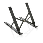 Branded Terra RCS recycled aluminium universal laptop/tablet stand