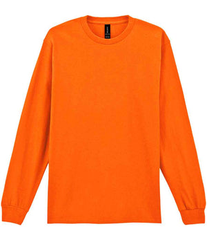 Gildan Ultra Cotton™ Long Sleeve T-Shirt S Orange