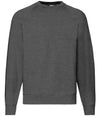 Fruit of the Loom Classic Raglan Sweatshirt Dark Heather