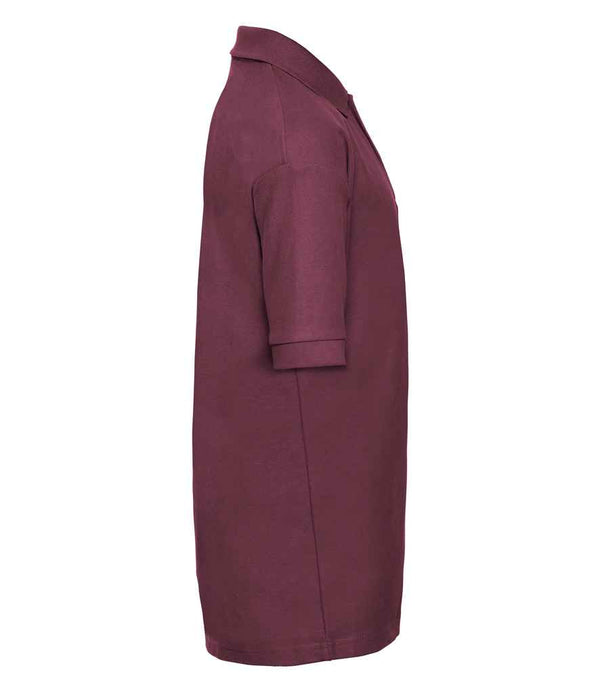 Russell Schoolgear Kids Poly/Cotton Piqué Polo Shirt Burgundy
