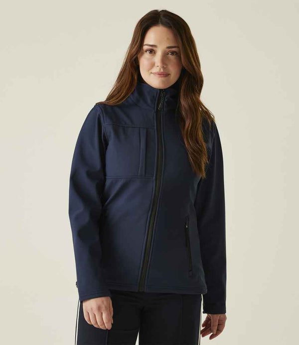 Regatta Ladies Octagon II Soft Shell Jacket Navy/Seal Grey