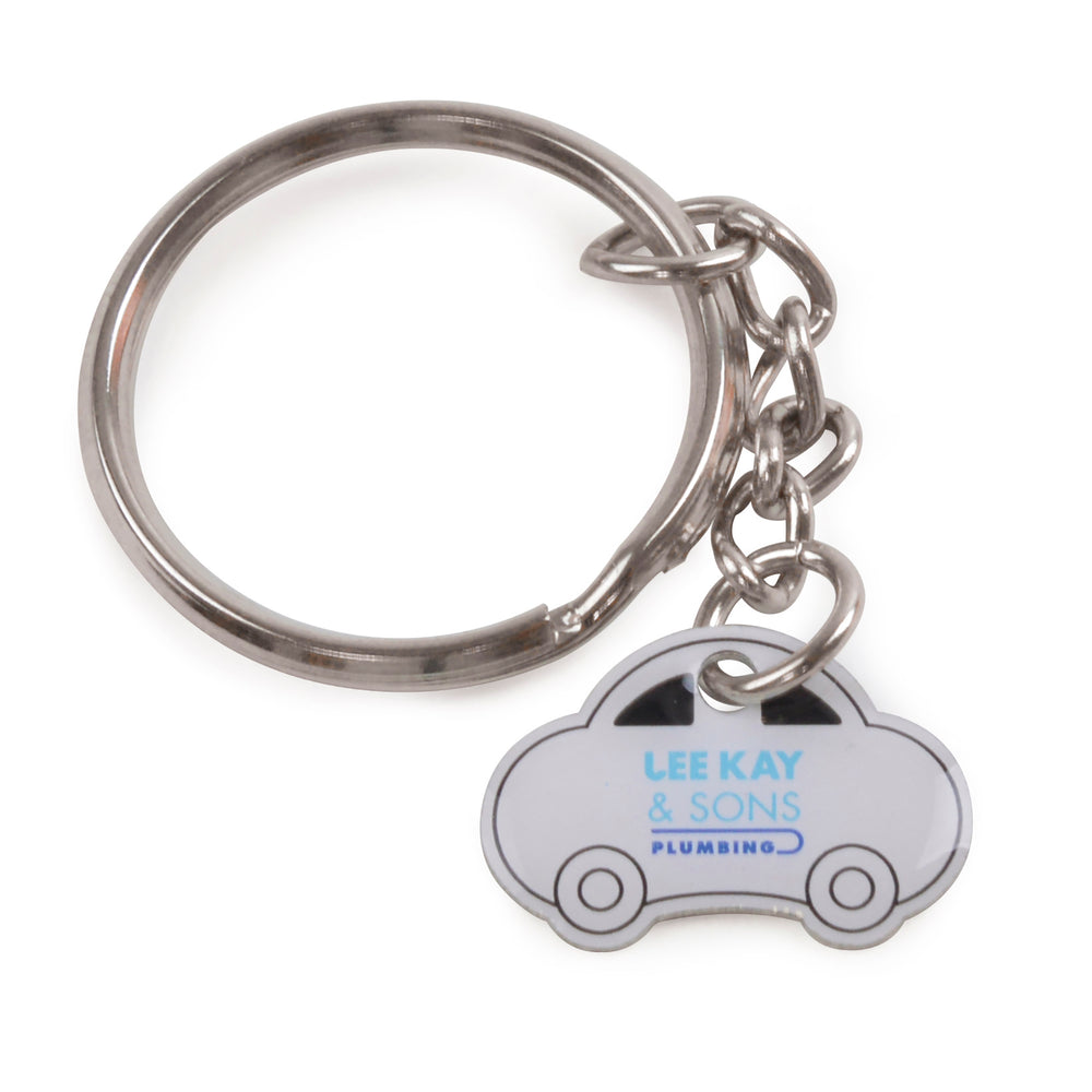 Branded Small Metal Keyrings