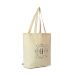 10oz Organic Cotton Shopper with gusset and long handles