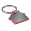 Branded House shape plastic key ring