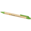 Branded Berk recycled carton and corn plastic ballpoint pen