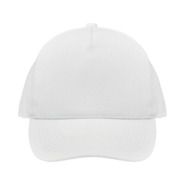Organic cotton baseball cap White