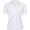 Branded Russell Collection Ladies Short Sleeve Ultimate Non-Iron Shirt