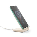 ENGLERT. Wheat straw fiber and ABS mobile phone holder with wireless charger