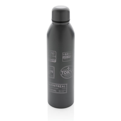 Branded RCS Recycled stainless steel vacuum bottle 500ML