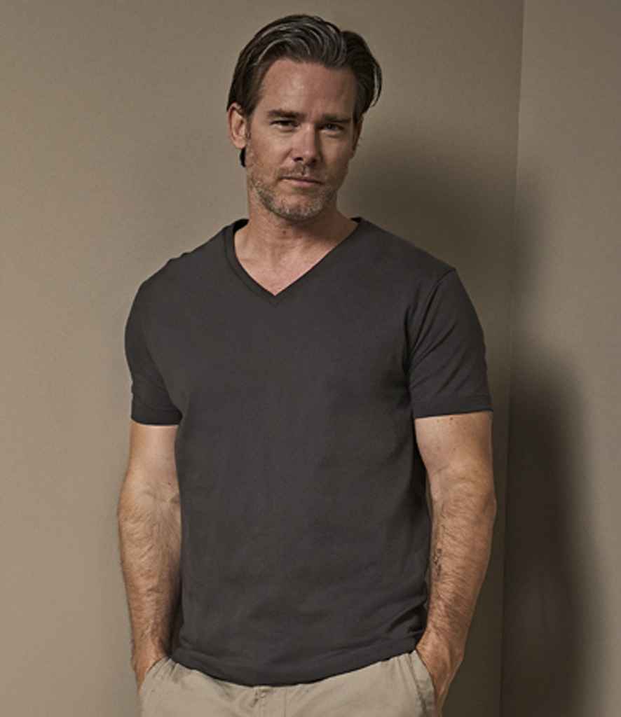 Tee Jays V Neck Sof T-Shirt Dark Grey