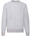 Fruit of the Loom Classic Raglan Sweatshirt Heather Grey