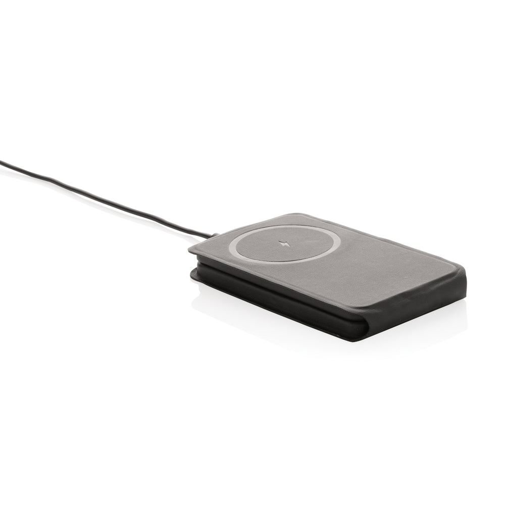 Branded Swiss Peak RCS rPU 15W 3-in-1 magnetic wireless charger