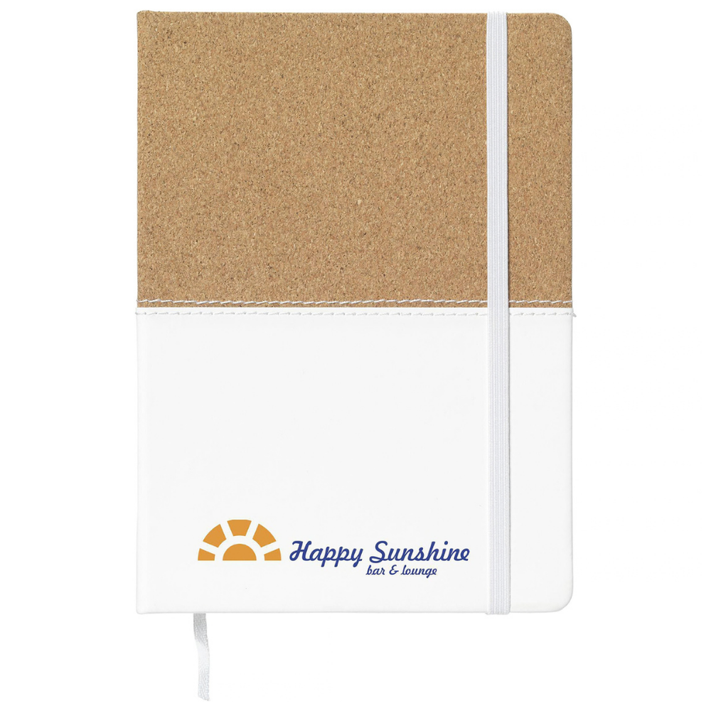 Duo Cork and Imitation Leather Notebook