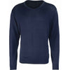 Premier Knitted Cotton Acrylic V Neck Sweater