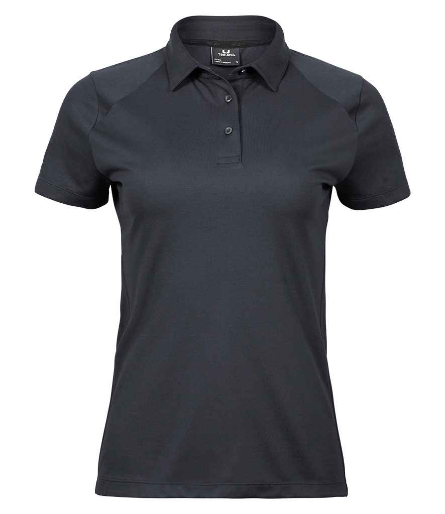 Tee Jays Ladies Luxury Sport Polo Shirt Dark Grey