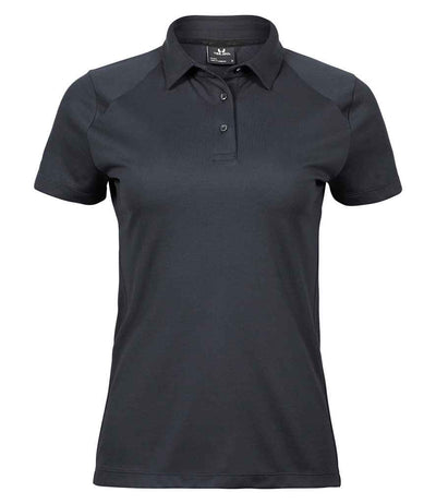Tee Jays Ladies Luxury Sport Polo Shirt Dark Grey