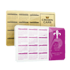 Large Metal Calendar Coasters