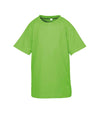 Spiro Kids Impact Performance Aircool T-Shirt Lime Green
