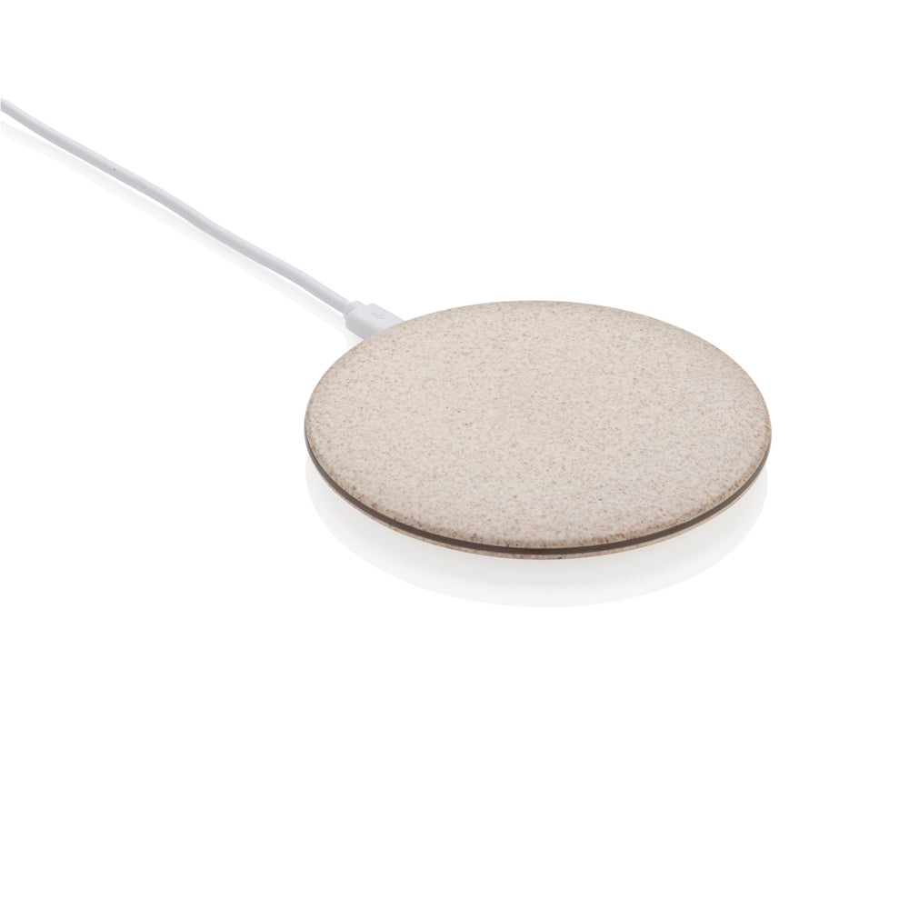 Branded 5W Wheat straw wireless charger