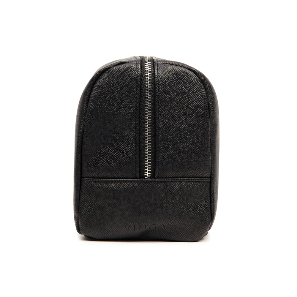 Branded VINGA Bermond RCS recycled PU toiletry bag