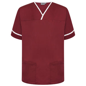 Behrens Contrast Trim Smart Scrub Top