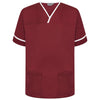 Behrens Contrast Trim Smart Scrub Top