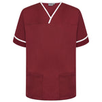 Behrens Contrast Trim Smart Scrub Top