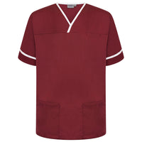 Behrens Contrast Trim Smart Scrub Top