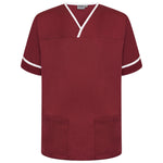 Behrens Contrast Trim Smart Scrub Top